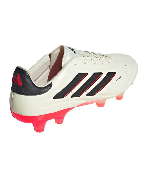 Adidas COPA Pure 2 Elite FG Solar Energy Weiss Schwarz Rot Fussballschuh