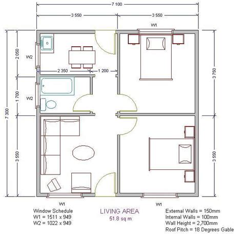 Enchanting Affordable Low Cost Bedroom House Plan With Many New