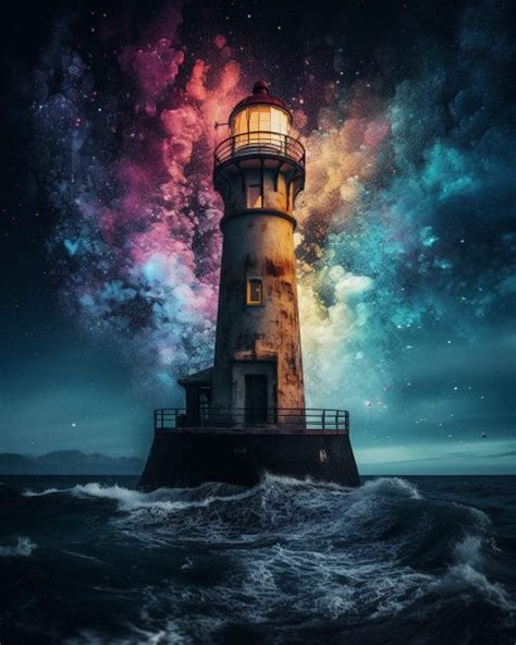 A Colorful Lighthouse