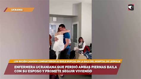 Enfermera Ucraniana Que Perdi Ambas Piernas Baila Con Su Esposo Y