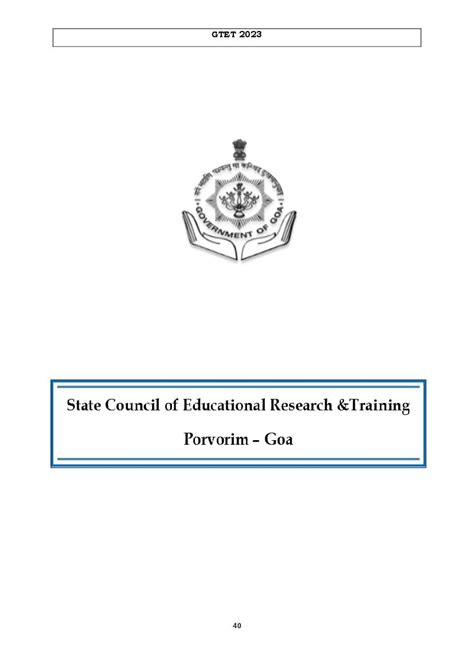 Goa Tet 2023 Notification Out Result Question Paper Cut Off