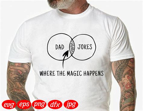 Dad Jokes Where The Magic Happens Svg Dad Svg Father S Etsy