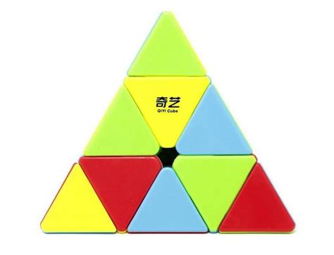 Cubo Mágico Profissional 3x3 Pirâmide Pyraminx Stickerless QiYi QiMing