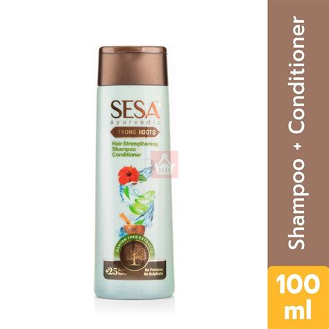 Sesa Ayurvedic Strong Roots Hair Strengthening Shampoo Conditioner - 100ml