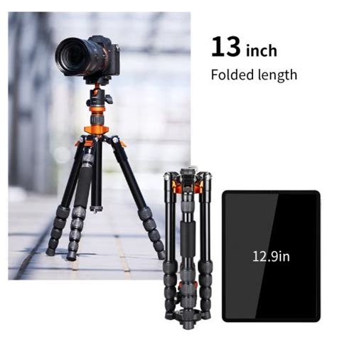 51” Camera Tripod Portable Flexible Aluminium Travel Tripods