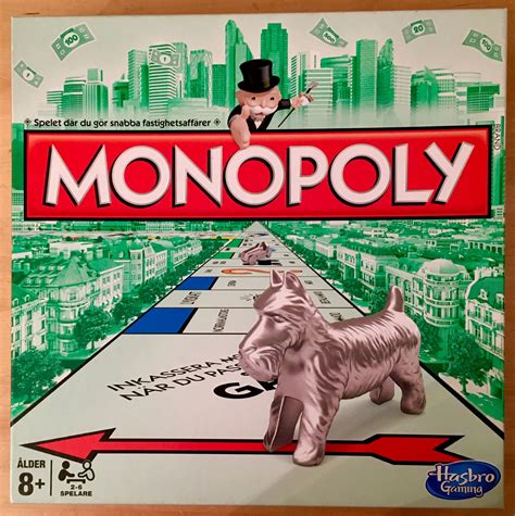 Monopoly Monopol Från Hasbro Med 8 Metallpjäser Köp På Tradera