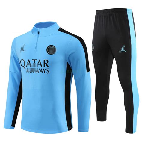 Sudadera De Entrenamiento Psg Kit Azul Negro Lars