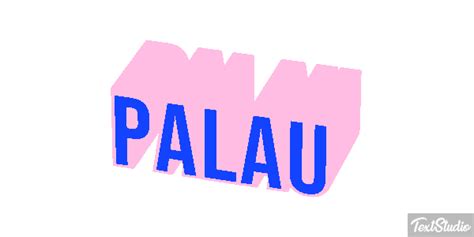 Palau Country Animated  Logo Designs