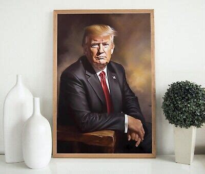 President Trump Donald Trump Print Canvas Poster Wall Art Ebay