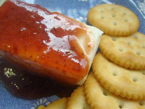 Queso Crema Con Salsa De Fresas Y Chipotle Cocina