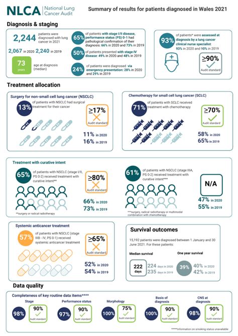 Summary Of Results For Patients Diagnosed In Wales 2021 National Lung