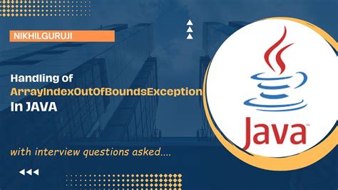 41 Handling ArrayIndexOutOfBoundsException In JAVA Hindi Array