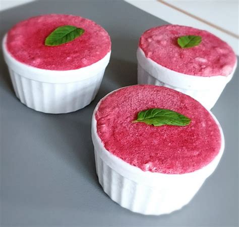 Courrier Service Recette Soufflés Glacés Aux Framboises