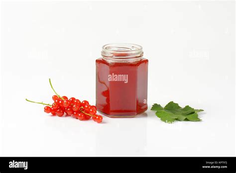 Red Currant Jelly Stock Photo Alamy