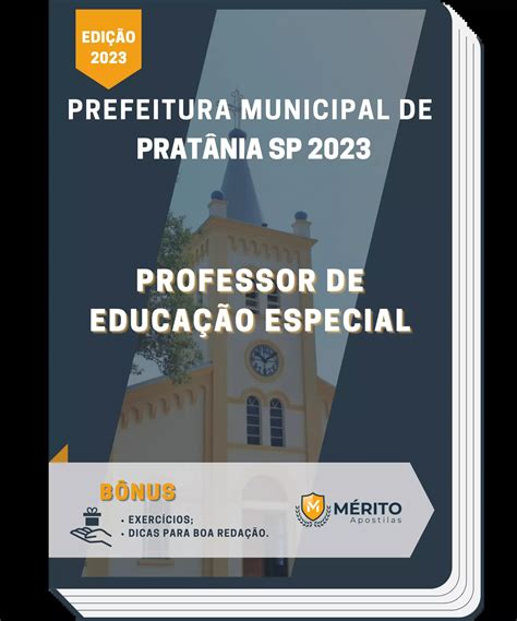 Apostila Professor de Educação Especial Prefeitura de Pratânia SP 2023