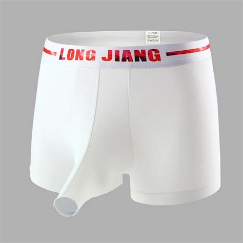 Cintura Larga Dos Homens Elefante Roupa Interior Boxer Bulge Bolsa