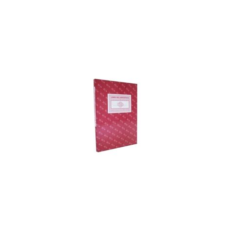 LIBRO ASISTENCIA 200 HJS TAPA ROJA REM MAX I