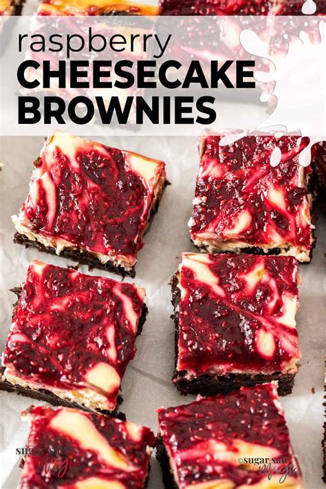 Raspberry Cheesecake Brownies Sugar Salt Magic