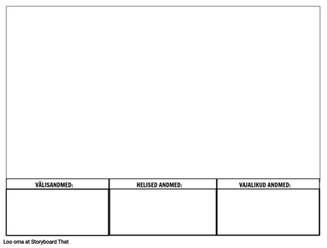 Kirjeldav Kirjutuspraktika Mall Storyboard Por Et Examples