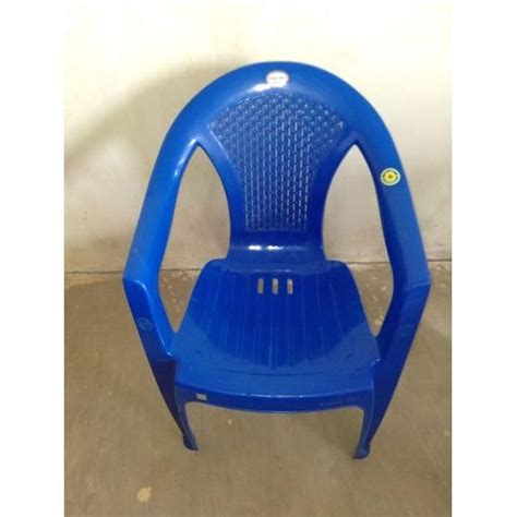 Happy Man With Hand Rest Arms Blue Pp Plastic Chair At Rs In Madurai