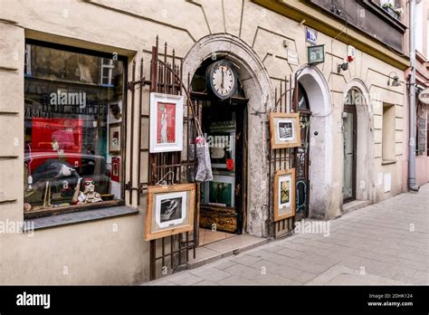 Old Tenements In Kazimierz Quarter Krakow Poland Stock Photo Alamy