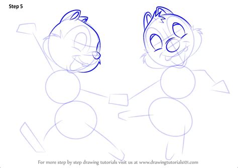 Learn How To Draw Chip And Dale Chip N Dale Step By Step Drawing