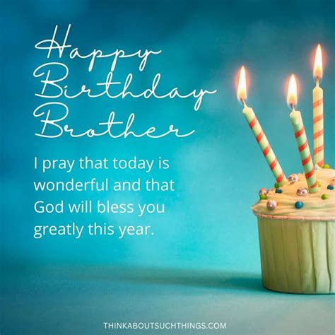 Happy Birthday Prayer for My Brother