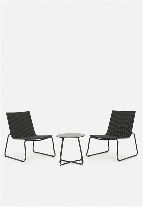 Ima Outdoor Furniture Set Black H S Decor Superbalist