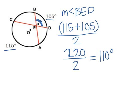 Chord Measures Math Geometry Circles Secants Showme