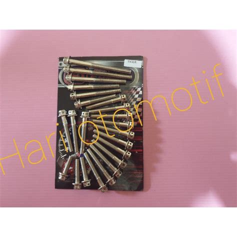 Jual Baut Probolt Blok Tiger Chrome Baut Blok Mesin Honda Tiger Crome