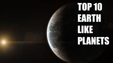 Top 10 Earth Like Planets Youtube