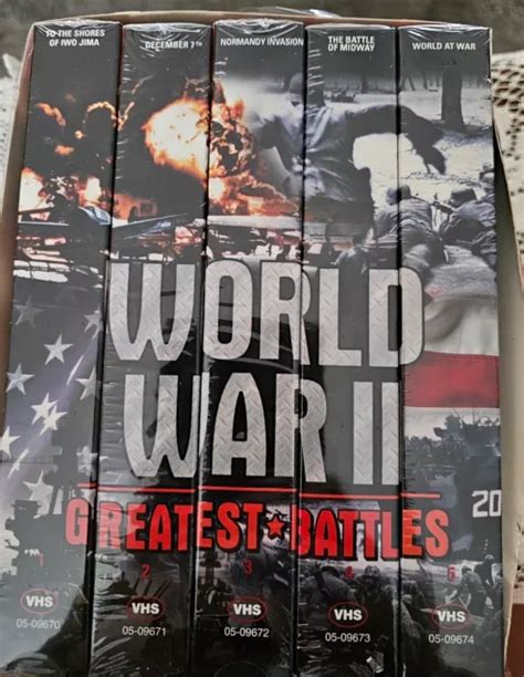 World War Ii Greatest Battles Pack Vhs Tape Set