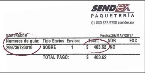 Rastreo Sendex Seguimiento De Tus Paquetes Aqu