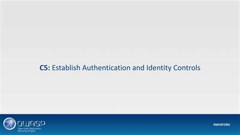 Owasp Top Ten Proactive Controls V Pptx