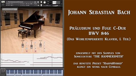 Johann Sebastian Bach Pr Ludium Und Fuge C Dur Bwv Youtube