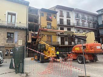 Avanzan Las Obras Para Reconstruir La Vivienda De Plaza De Espa A Junto