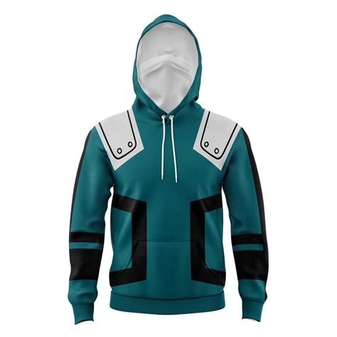 Deku My Hero Academia Masked Hoodie - AnimeBape