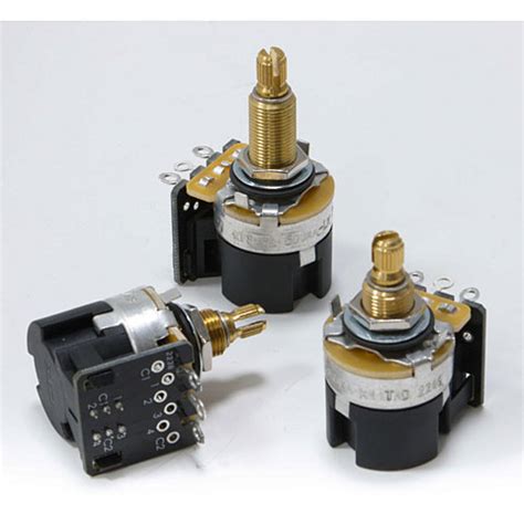 TAD DPDT Push Pull 250k Log Push Pull Potentiometers