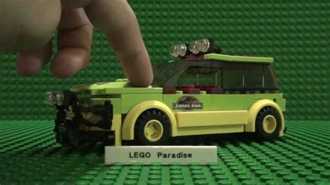 Lego Jurassic Park Tour Car Youtube