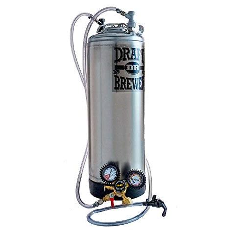 Draft Brewer Single Homebrew Kegging System With New Ball Lock Keg