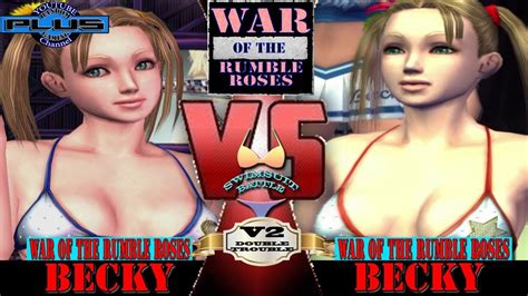 War Of The Rumble Roses Swimsuit Battle Double Trouble V2 Featuring