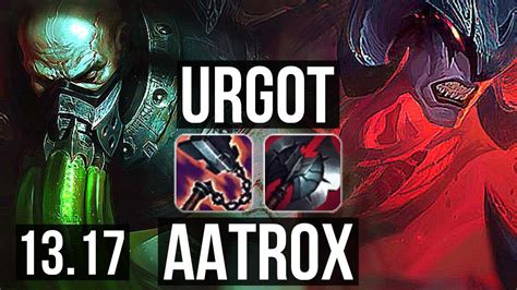 Urgot Vs Aatrox Top Rank Urgot M Mastery Games