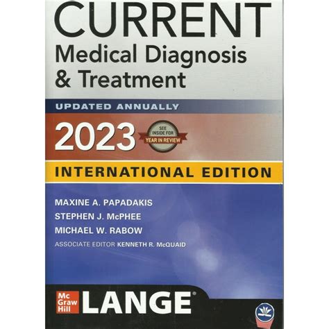 Current Medical Diagnosis And Treatment 2023