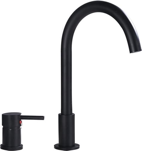 Bathroom Single Lever Widespread Sink Faucet Crane Brass Brush Gold Sink Faucet Hot And Cold