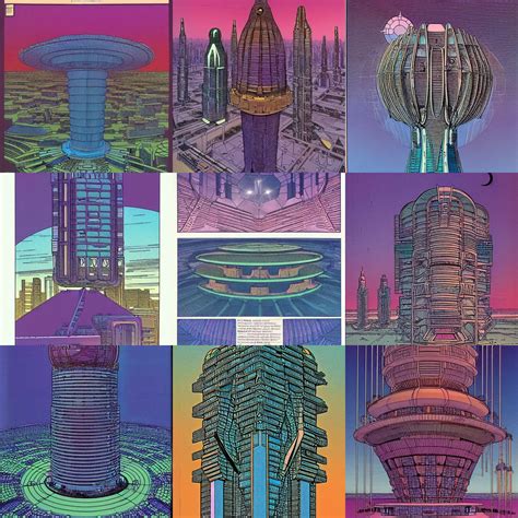 Arcology Illustrated By Moebius Stable Diffusion OpenArt