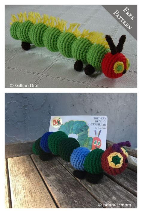 Very Hungry Caterpillar Free Crochet Pattern In Crochet