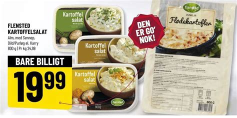 Flensted Kartoffelsalat Tilbud Hos L Vbjerg