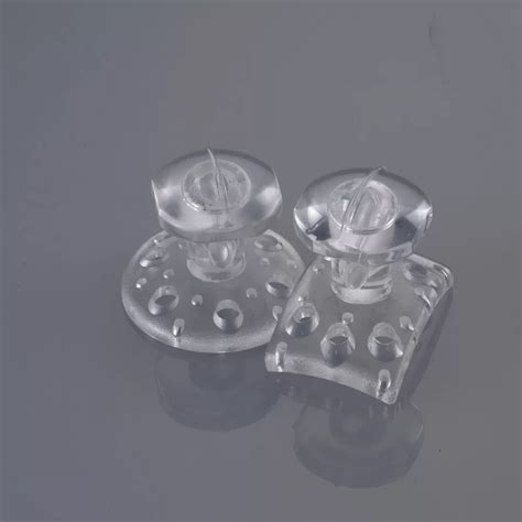 EZ Fit Clear Transparent Composite Bondable Lingual Buttons Curved