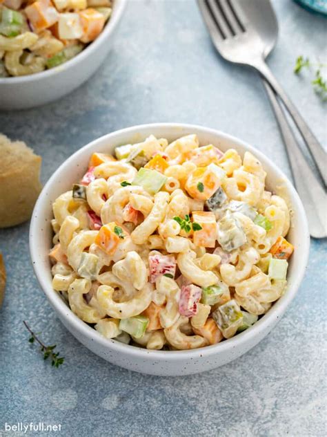 The Best Macaroni Salad With Egg Recipe L Belly Full