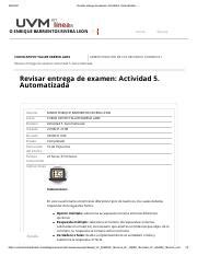 Realizar Examen Actividad Automatizada Curso Apoyo Pdf